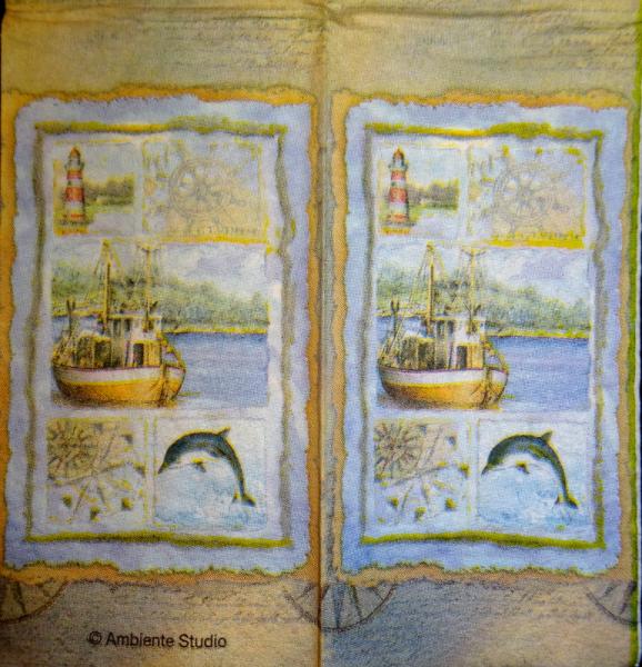 007 Maritime - 3 ply - Ambiente - Handkerchief